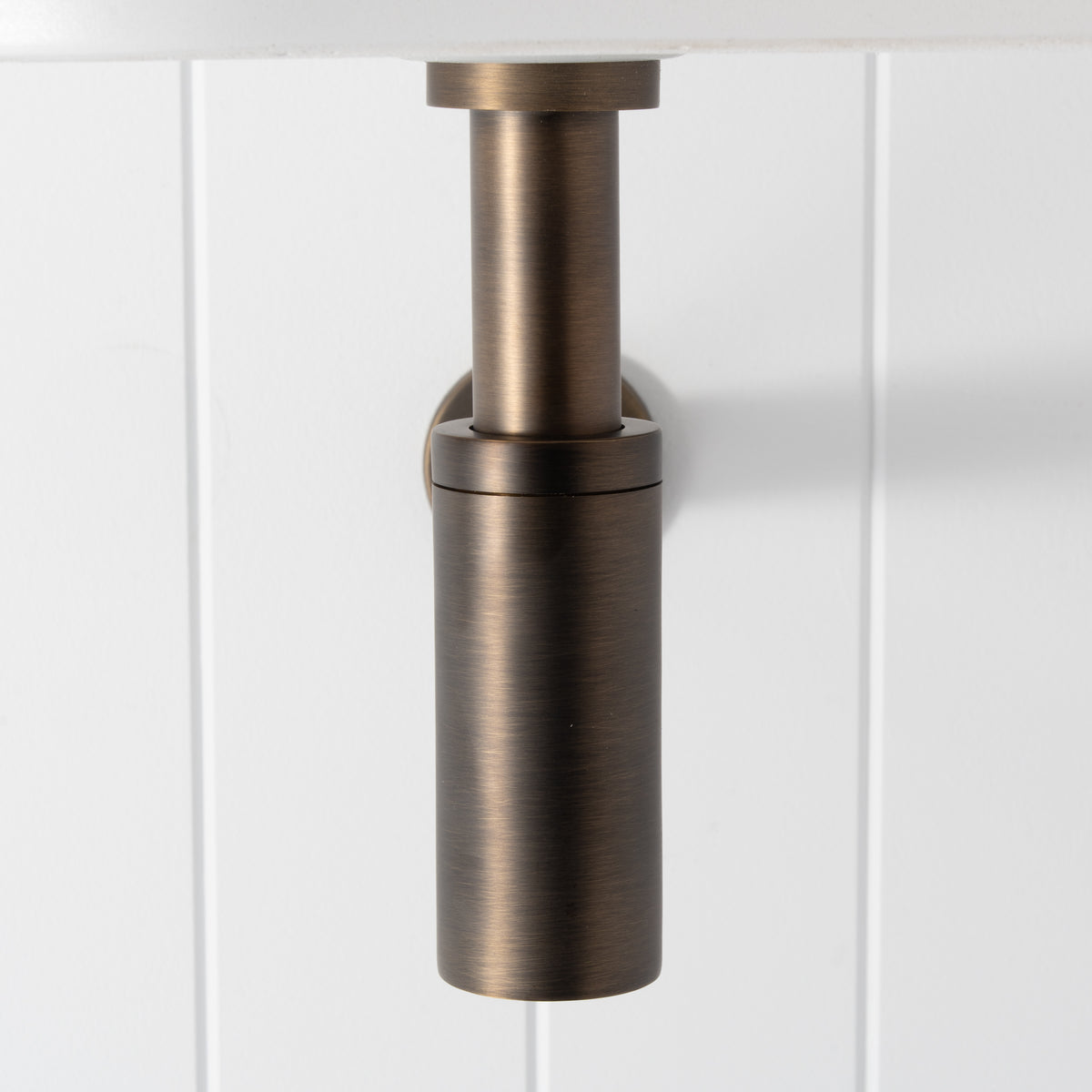 Firenze Basin Bottle Trap - Antique Brass
