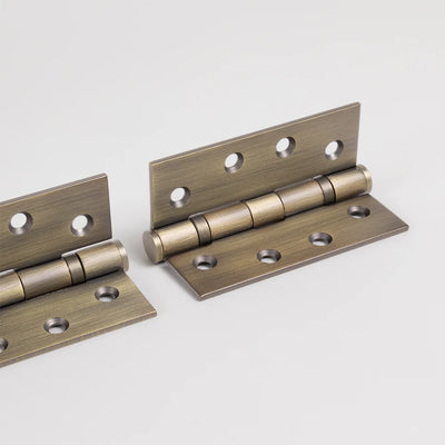 Venezia Door Butt Hinge Antique Brass
