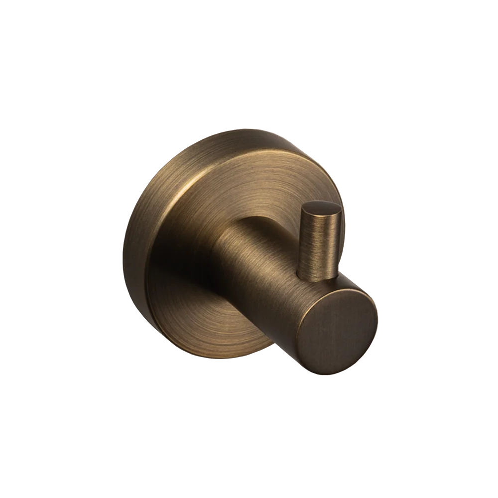 Copenhagen Robe Hook Antique Brass