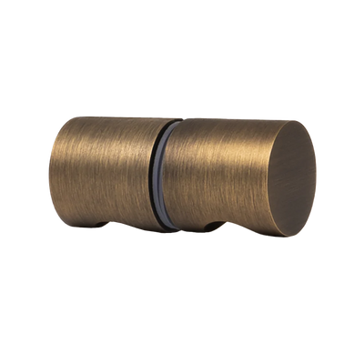 Corfu Shower Door Handle Antique Brass