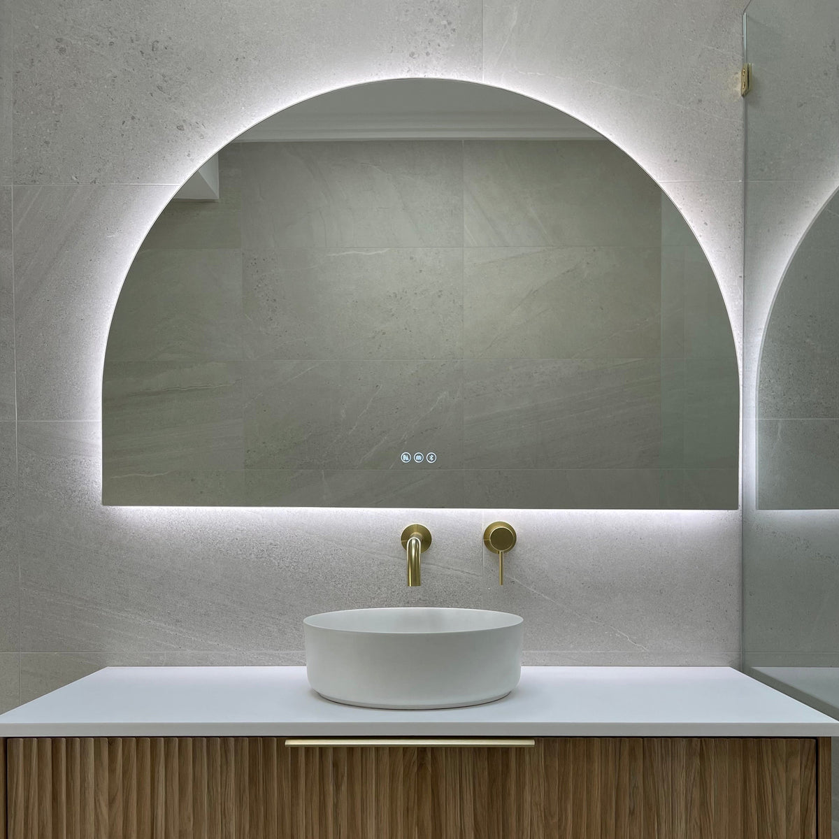 Santander Arch LED Bathroom Smart Mirror