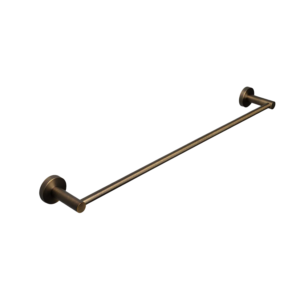 Provence 600mm Single Towel Rail Antique Brass