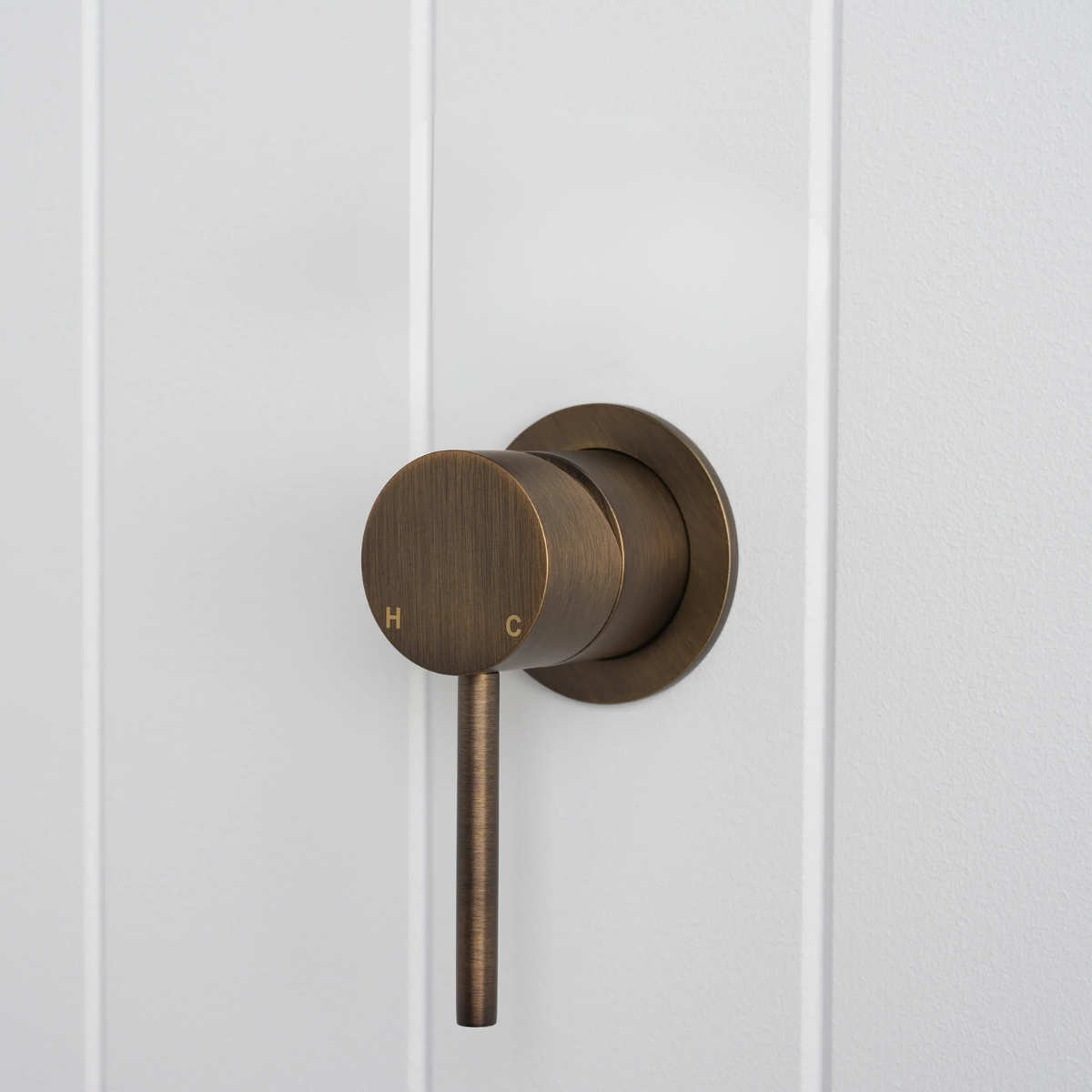 Milano Wall Mixer Antique Brass