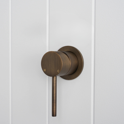 Milano Wall Mixer Antique Brass