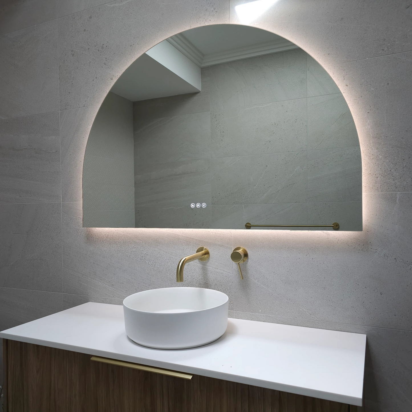 Santander Arch LED Bathroom Smart Mirror