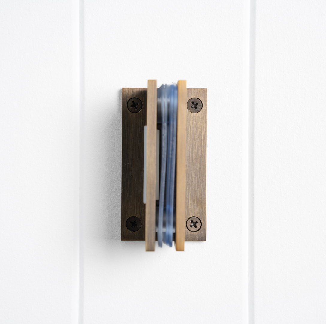 Rennes Shower Hinge Glass to Wall Antique Brass