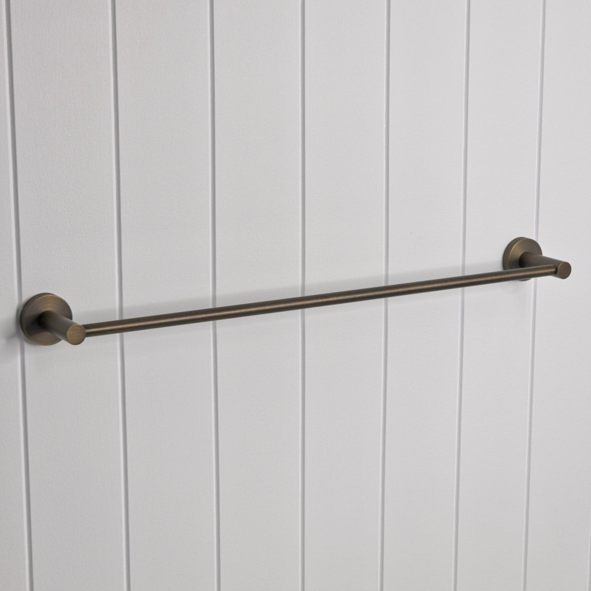 Provence 600mm Single Towel Rail Antique Brass
