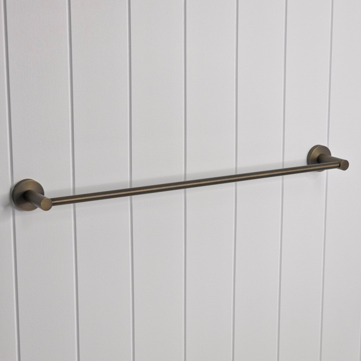 Provence 600mm Single Towel Rail Antique Brass