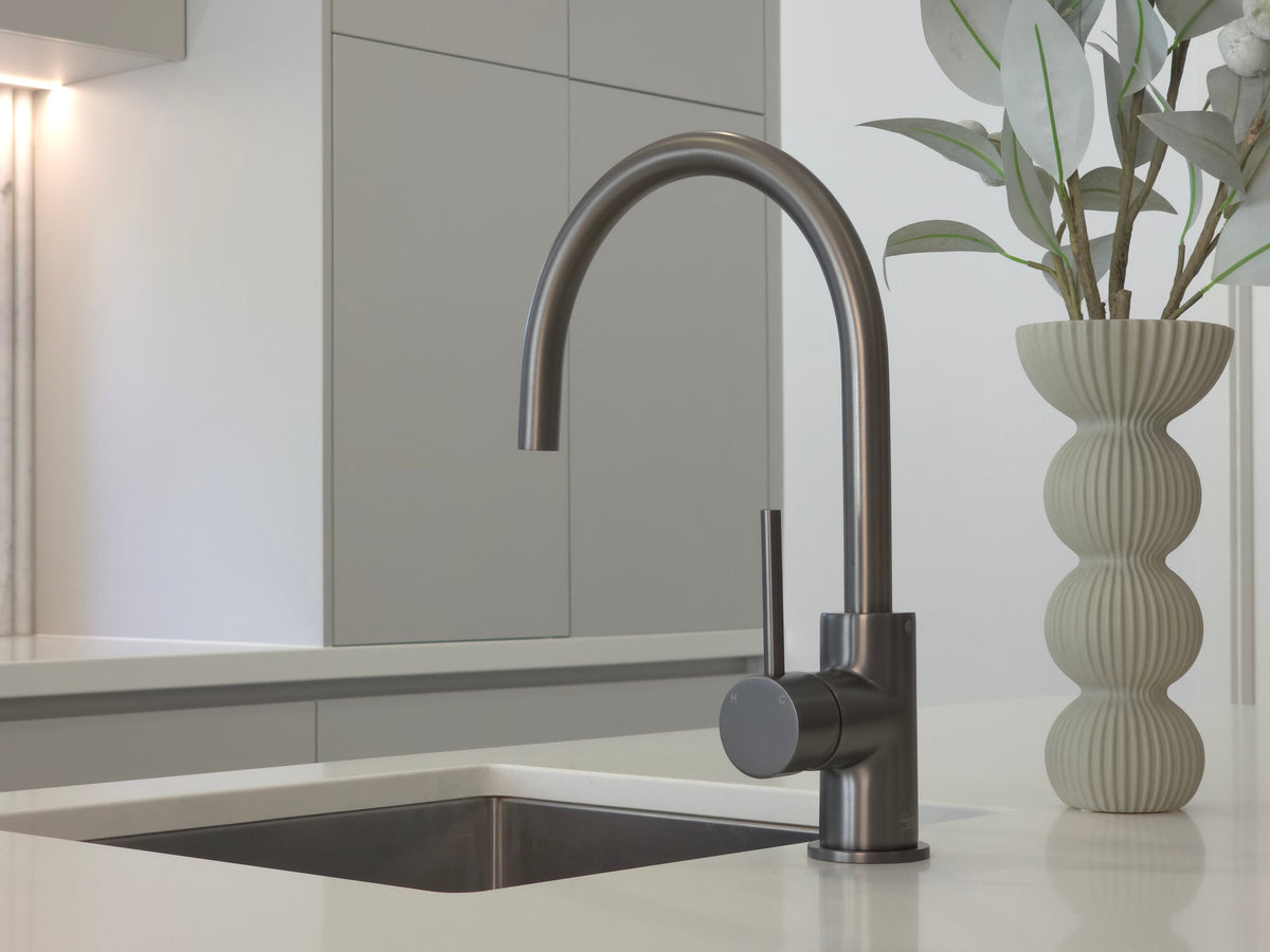 Como Kitchen Mixer Tap - Gunmetal