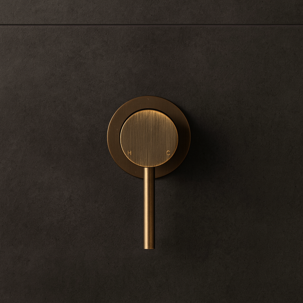 Milano Wall Mixer Antique Brass