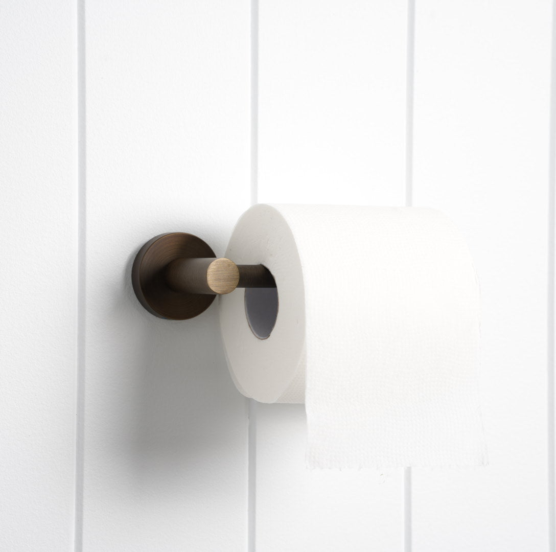 Lille Toilet Roll Holder - Antique Brass