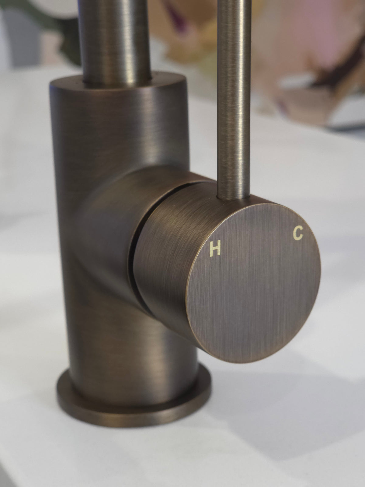 Como Kitchen Mixer Tap - Antique Brass