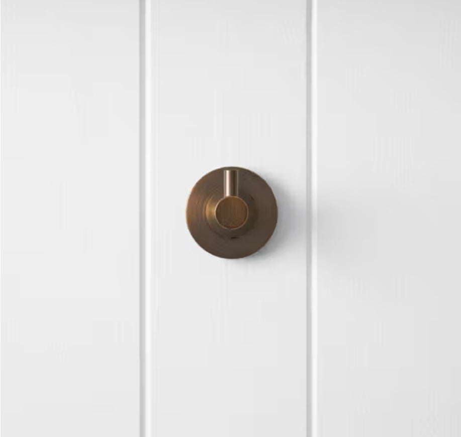 Copenhagen Robe Hook Antique Brass