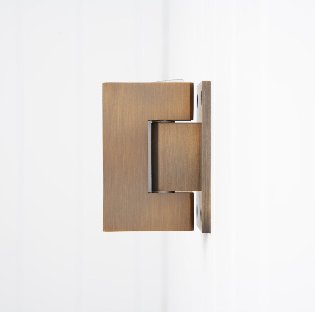 Rennes Shower Hinge Glass to Wall Antique Brass