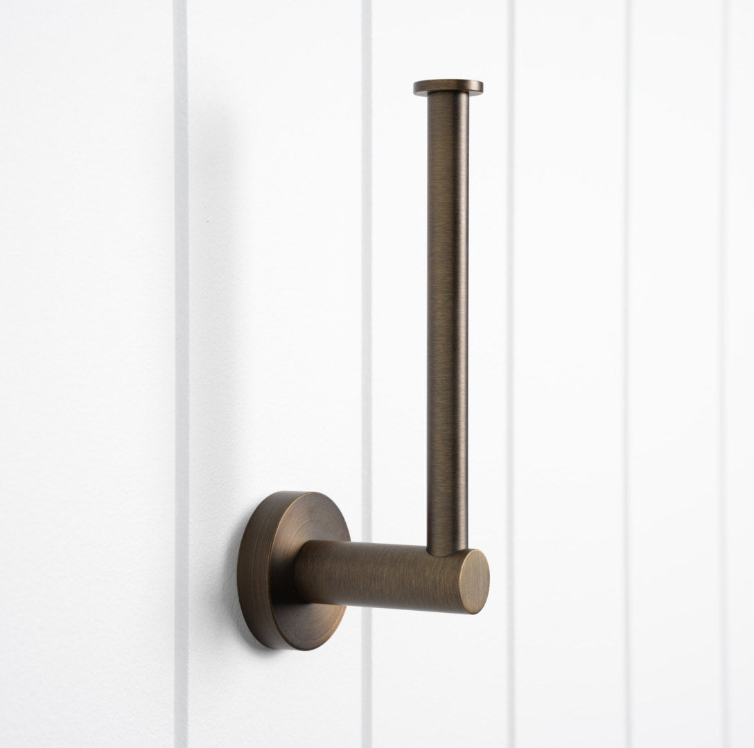 Lille Toilet Roll Holder - Antique Brass
