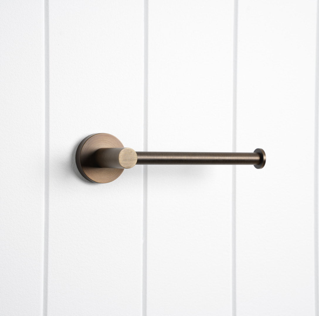 Lille Toilet Roll Holder - Antique Brass