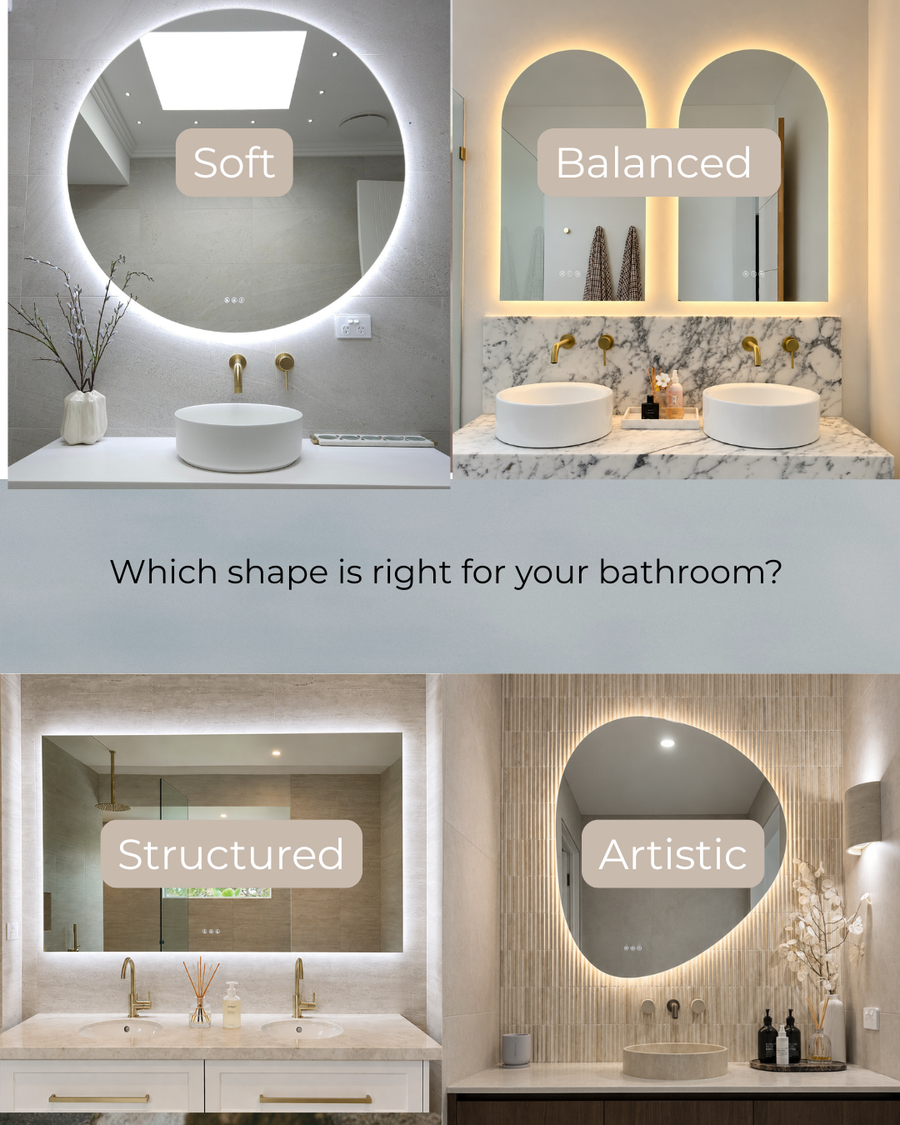 Round vs Arch vs Rectangle Bathroom Mirrors: Which Shape Is Right for Your Bathroom? *