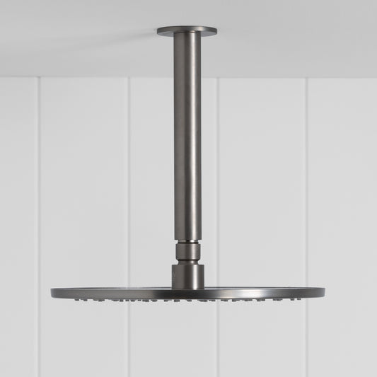 Lyon Ceiling Shower Arm and Head Brushed Nickel