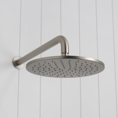 Bordeaux Wall Mounted Shower Head with Arm Brushed Nickel