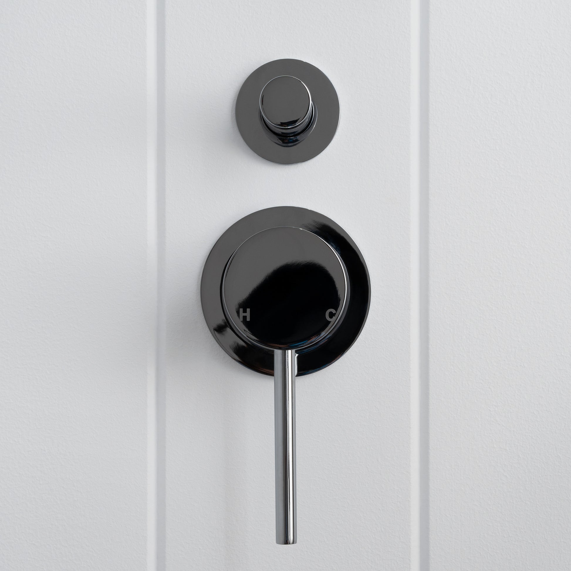 Cannes Shower Diverter and Mixer Chrome