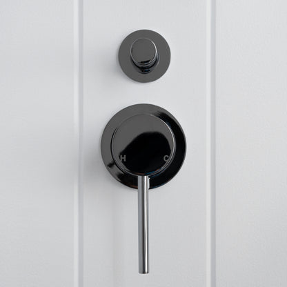 Cannes Shower Diverter and Mixer Chrome