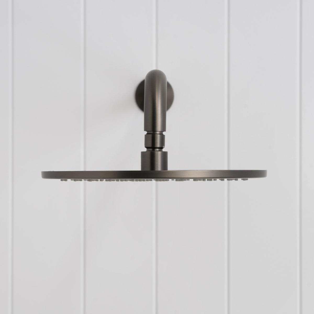 Bordeaux Wall Mounted Shower Head with Arm Gunmetal