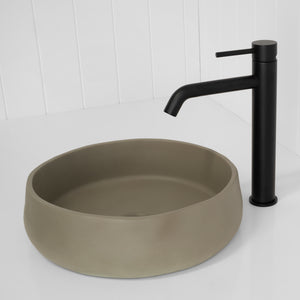 Vienna Tall Basin Mixer — Matte Black