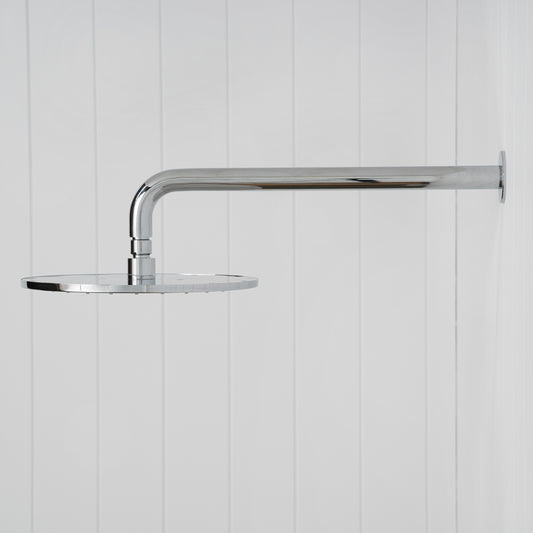 Bordeaux Wall Mounted Shower Head with Arm Chrome