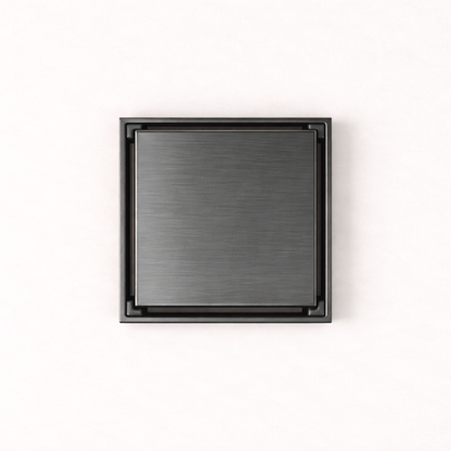 Granada Tile Insert Floor Waste Gun Metal