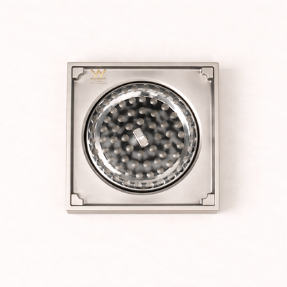 Granada Tile Insert Floor Waste Brushed Nickel