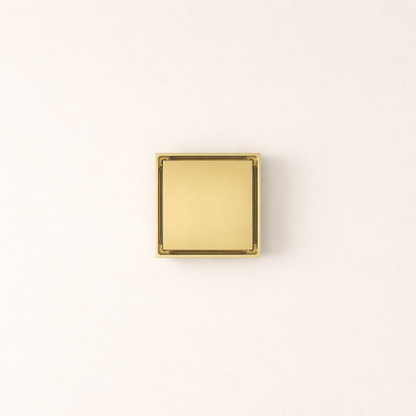 Granada Tile Insert Floor Waste Brushed Brass