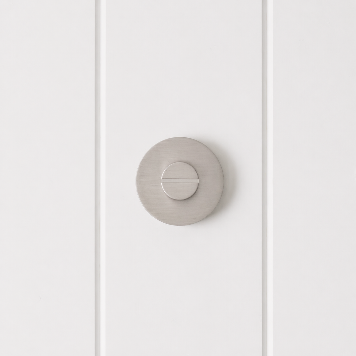 Prague Door Lock Brushed Nickel