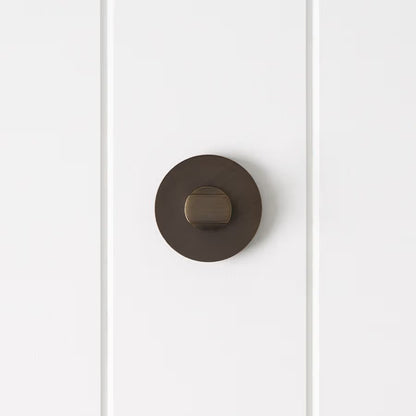 Prague Door Lock Antique Brass