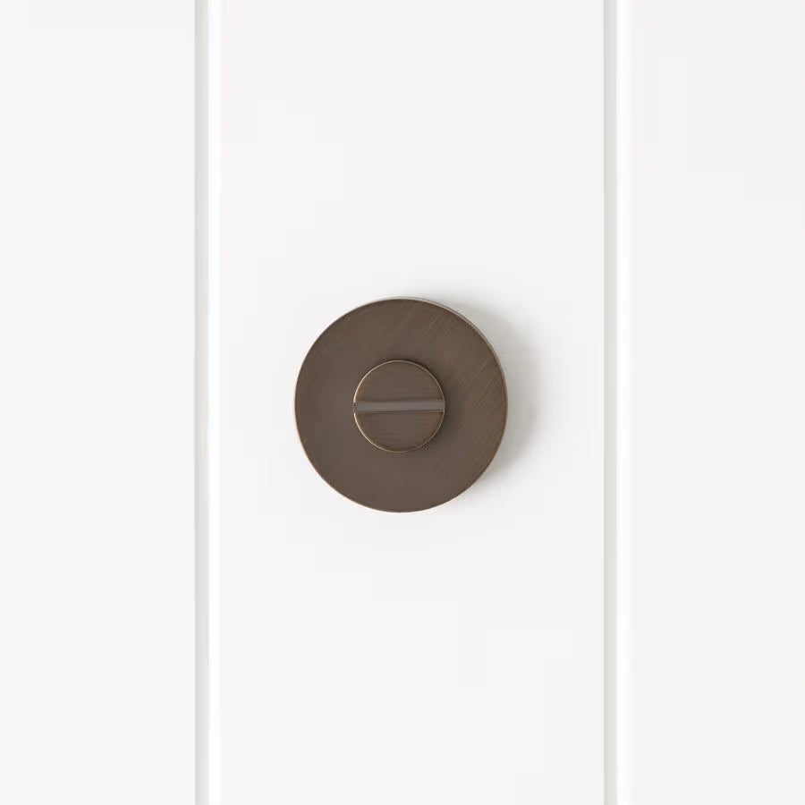 Prague Door Lock Antique Brass