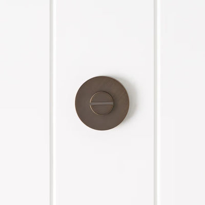Prague Door Lock Antique Brass
