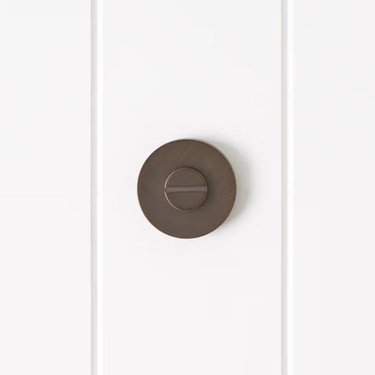 Prague Door Lock Antique Brass