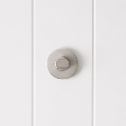 Prague Door Lock Brushed Nickel