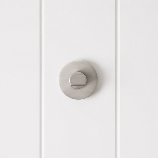 Prague Door Lock Brushed Nickel