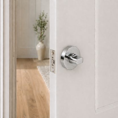 Prague Door Lock Chrome
