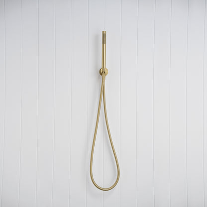Versailles Handheld Shower Head with Hose - Brushed Brass