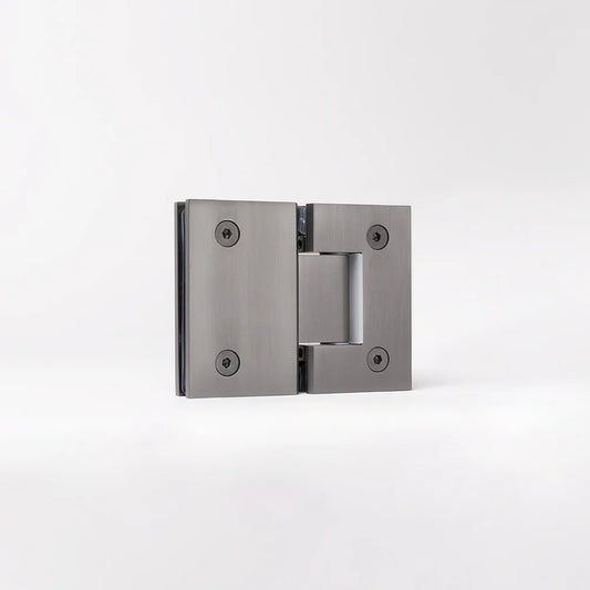 Geneva Shower Hinge Glass to Glass Gunmetal