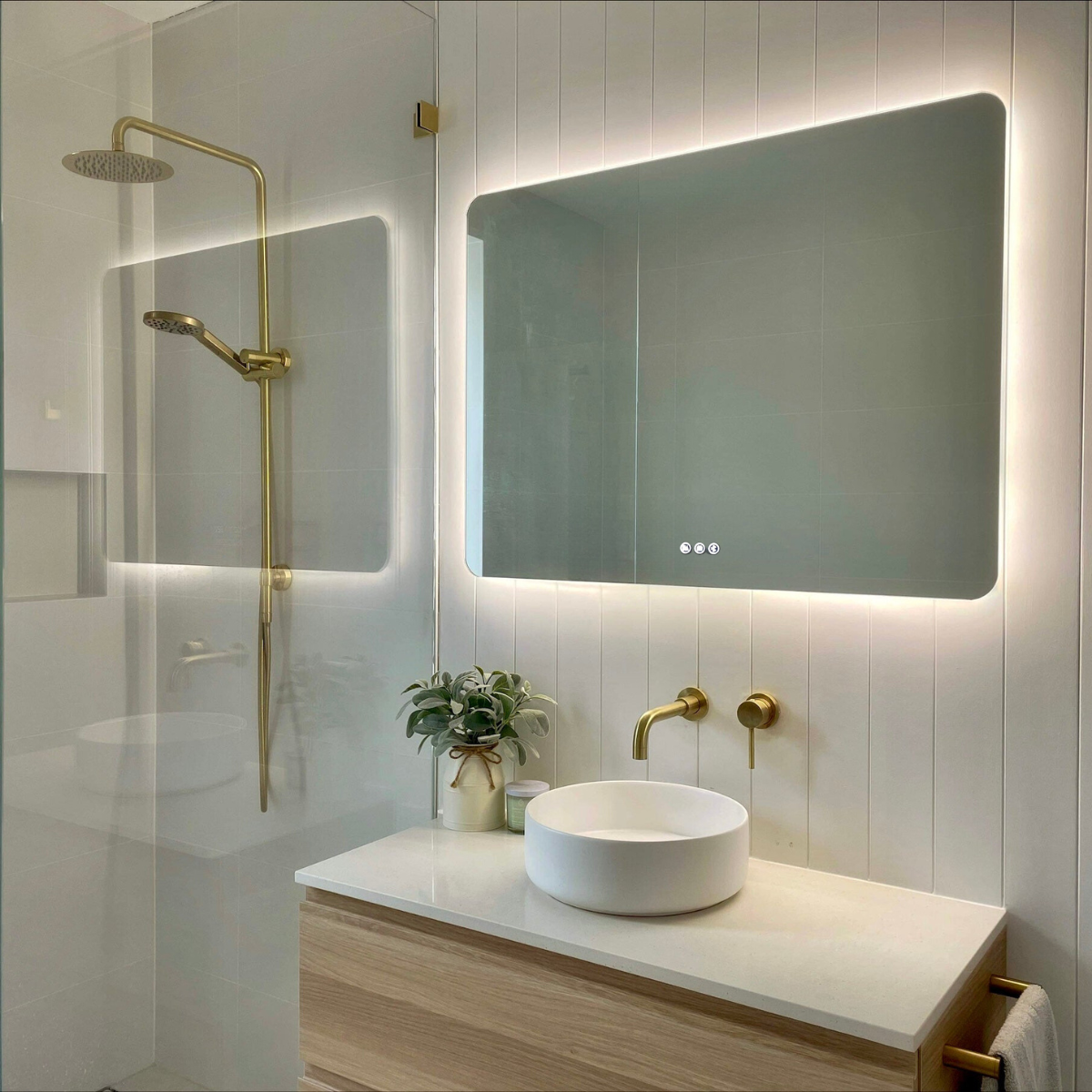 Florence Rectangular LED Bathroom Smart Mirror