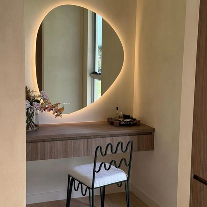 Lucca Irregular LED Bathroom Smart Mirror