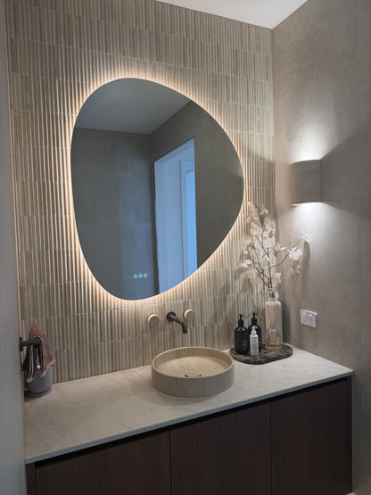 Lucca Irregular LED Bathroom Smart Mirror