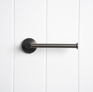 Lille Toilet Roll Holder — Brushed Gunmetal