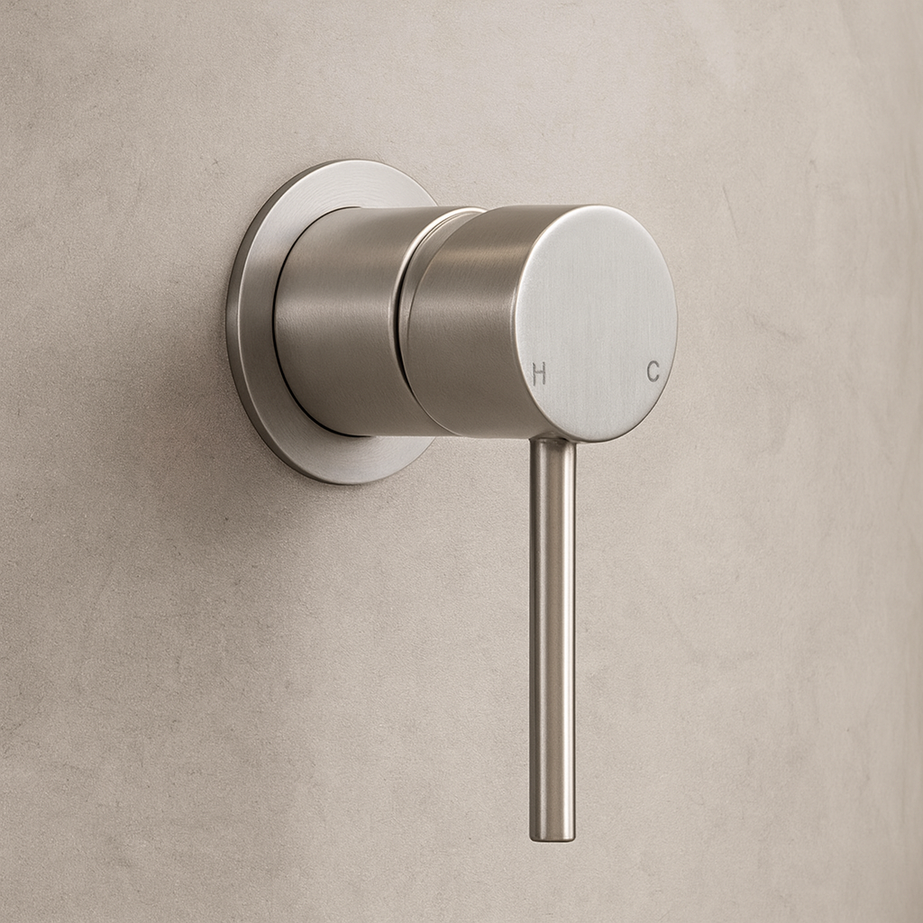 Milano Wall Mixer Brushed Nickel