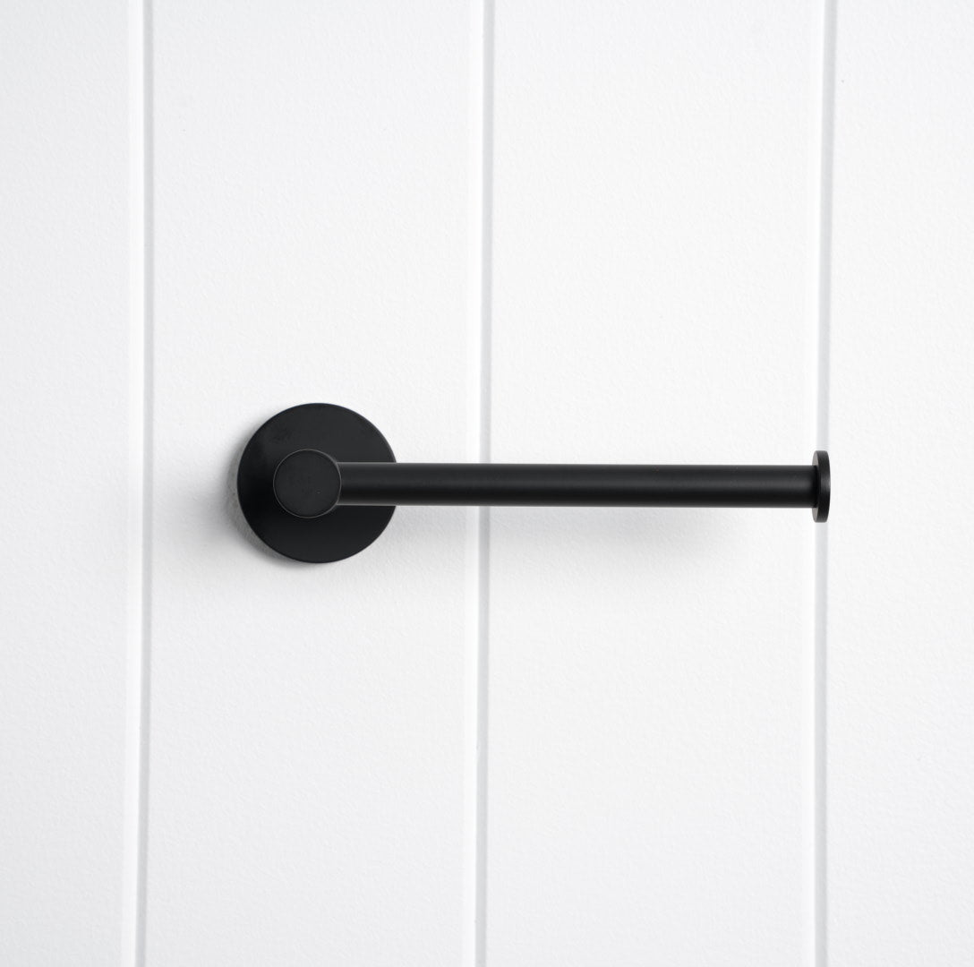 Lille Toilet Roll Holder - Matte Black