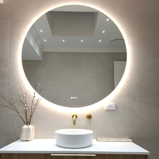 Amalfi Round LED Bathroom Smart Mirror
