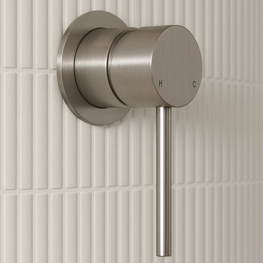 Milano Wall Mixer Brushed Nickel