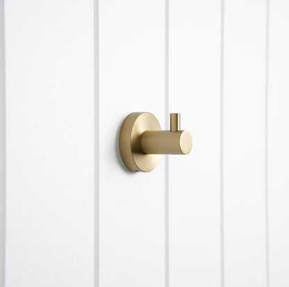 Copenhagen Robe Hook Brushed Brass